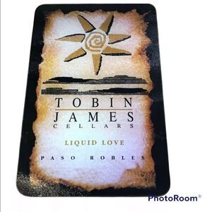 Tobin James Cellars Liquid Love Paso Robles Cutting Board Glass Display Board